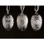 DT GLASS Velikonoční vajíčko ručně malované Malovaná krajka 1 ks v bílé krabičce s okénkem – Zboží Dáma