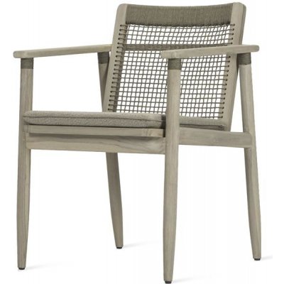 Vincent Sheppard David rám mořený teak výplet lano Greige bez sedáku – Hledejceny.cz