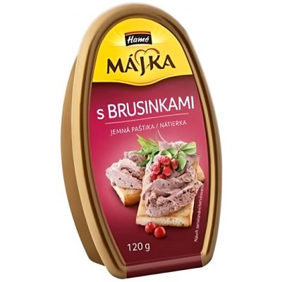 Hamé Májka s brusinkami paštika 120 g – Zboží Dáma