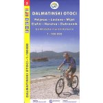 Dalmátské ostrovy 2 cykloturistická mapa 1:100 000 – Hledejceny.cz