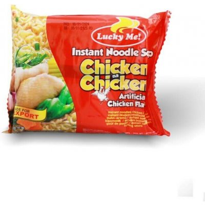 Lucky me Instantní nudlová polévka s kuřecí příchutí 55 g – Zbozi.Blesk.cz