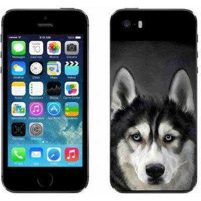 Pouzdro mmCase Gelové iPhone 5/5s - husky – Zboží Mobilmania