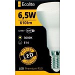 Ecolite LED žárovka E14 230V R50 Teplá bílá 6,5W – Zboží Mobilmania