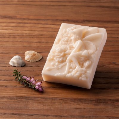 NatureSecret glycerinové mýdlo s vůní jasmínu s bambuckým máslem (skřítek) aroma Šťastná mysl 80 g