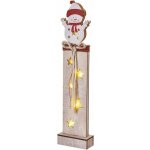 Emos DCWW12 LED dekorace dřevěná sněhulák 46 cm 2x AA – Hledejceny.cz