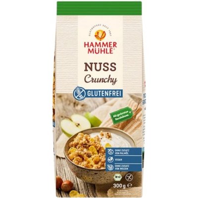 Hammermühle Ořechové křupavé müsli bez lepku, BIO 300 g – Zboží Dáma