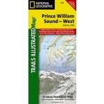 Prince William Sound West národní park Alaska turistická mapa GPS komp. NGS – Hledejceny.cz