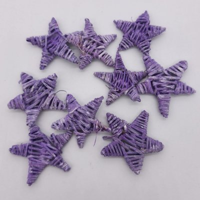 Lata star 5 cm 30ks fialová PT0067 – Hledejceny.cz