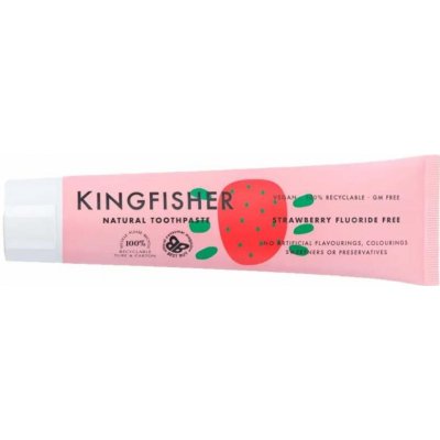Kingfisher dětská Jahoda bez fluoridu 100 ml – Hledejceny.cz