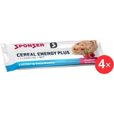 Sponser Cereal Energy PLUS 4 x 40 g – Zboží Dáma