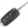 Volkswagen 3 tlačítka klíč 433Mhz ID48