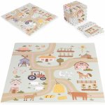 Ecotoys Velká pěnová podložka EVA pro děti Farma 90,5x90,5 cm 21 ks – Sleviste.cz