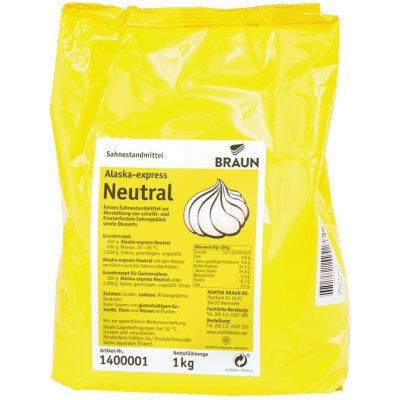Braun Alaska Ztužovač šlehačky Expres Neutral 1 kg – Zboží Dáma