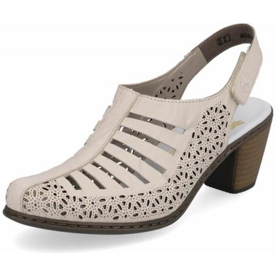 Rieker dámské lodičky 40959-60 béžová – Zboží Mobilmania