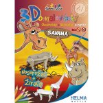 3D omalovánky A4 SET Savana – Hledejceny.cz