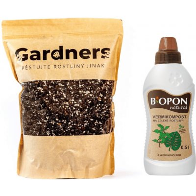 Gardners Set substrát 3 l + hnojivo pro Monstery – Hledejceny.cz