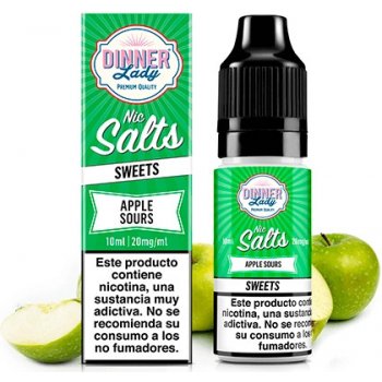 Dinner Lady Nic. Salts Apple Sours 10 ml 20 mg