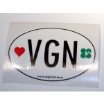 VGN (vegan) samolepka - 9cm – Zboží Živě