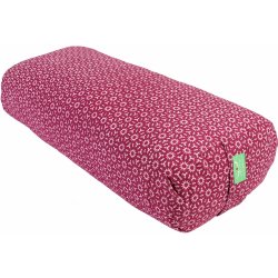 Yogacentrum Bolster Ovál berry 63x30x15 cm