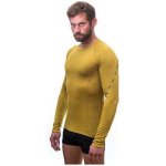 Sensor Merino air pánské triko dl.rukáv mustard – Zboží Dáma