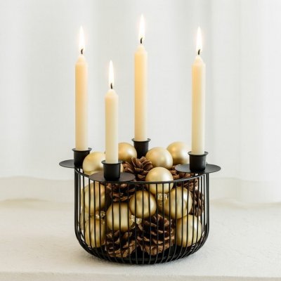 Boltze Kovový adventní svícen Cindy menší – Zboží Dáma