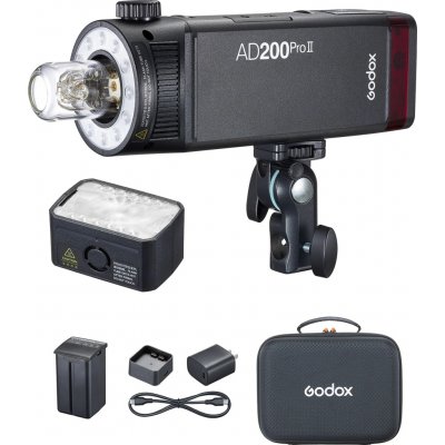 Godox AD200Pro II TTL HSS bateriový blesk 200Ws – Zboží Mobilmania