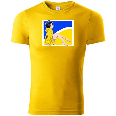 Wonder Egg Priority tričko Chillin' Ai Ohto žluté – Zboží Mobilmania