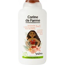Corine de Farme 3v1 Sprchový gel, šampon a pěna do koupele Vaiana Disney, 500 ml