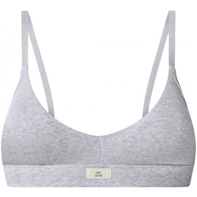 esmara vroubkovaná podprsenka s BIO bavlnou šedá – Zboží Mobilmania