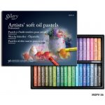 Mungyo Artists soft oil pastels 36 sada papír měkké pastel od 37 do 72 – Zboží Dáma