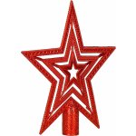 SPRINGOS Hvězda na vánoční stromeček 10 cm červená – Zboží Dáma