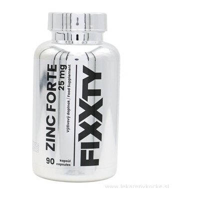 FIXXTY Zinc Forte 25 mg 90 kapslí – Hledejceny.cz