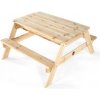 Dětský zahradní nábytek Plum Products Dřevěný piknikový stůl 2v1