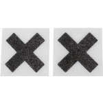 Cottelli Collection Titty Sticker Ozdoby na bradavky černé – Zboží Dáma