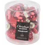 H&L Sada 24ks vánočních ozdob koule 2,5cm zlatá – Zboží Dáma