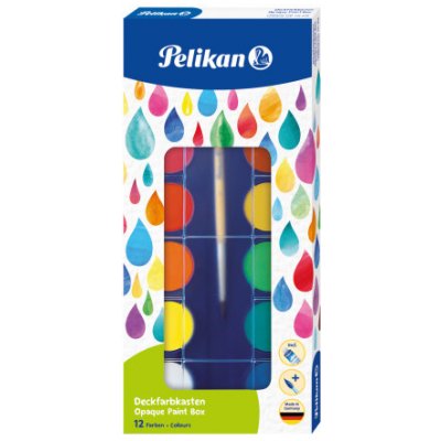 Pelikan Vodové barvy F355/12 12 barev – Zboží Mobilmania