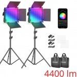 Neewer RGB660 Pro Set 2x LED RGB – Sleviste.cz