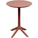 Lazy Momo Výsoký kulatý barový stolek RIMO 570x570x745 mm Pálená cihla – Hledejceny.cz
