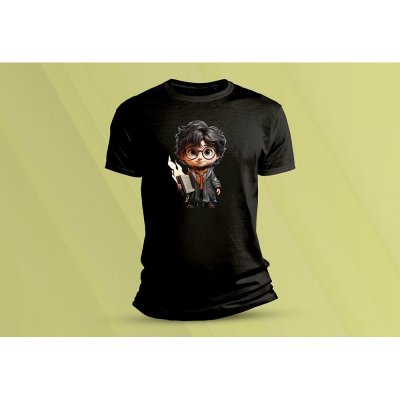 Sandratex dětské bavlněné tričko Harry Potter. černá – Zboží Dáma