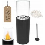 Estilo Home ROMA 26,5x80,5 cm 2kW černá + ochranný kryt EH0040 – Zboží Mobilmania