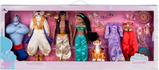 Jasmina a Aladdin panenky velká dárková sada