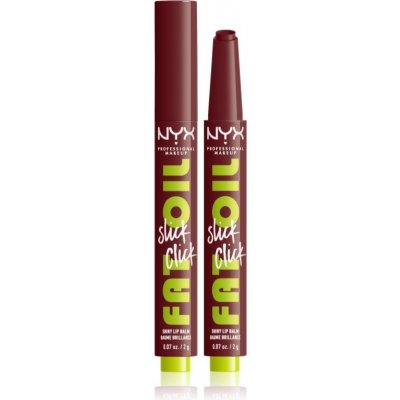 NYX Professional Makeup Fat Oil Slick Click hydratační pigmentovaný balzám na rty 11 in a mood 2 g – Zboží Mobilmania