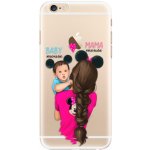 Pouzdro iSaprio Mama Mouse Brunette and Boy - iPhone 6/6S – Zboží Mobilmania