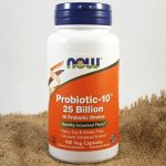 Now Foods Probiotic-10 probiotika 25 miliard CFU 10 kmenů 100 kapslí – Hledejceny.cz