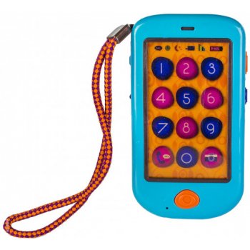 B.toys dotykový telefon HiPhone modrá