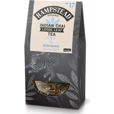 Hampstead Tea London BIO Černý sypaný čaj Indian Chai 100 g – Zbozi.Blesk.cz