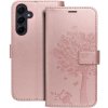 Pouzdro a kryt na mobilní telefon Samsung Forcell MEZZO Book case Samsung Galaxy A55 5G tree rose gold 599422