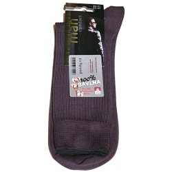 Pánské ponožky 100% Bavlna řetízkovaná špice tmavě šedá