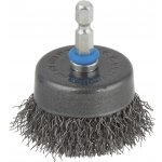 Wolfcraft Drátěný kartáč hrnec 50 mm stopka .6mm 2106000