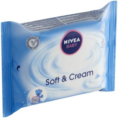 Nivea Baby Soft & Cream vlhčené ubrousky 20 ks – Zboží Mobilmania